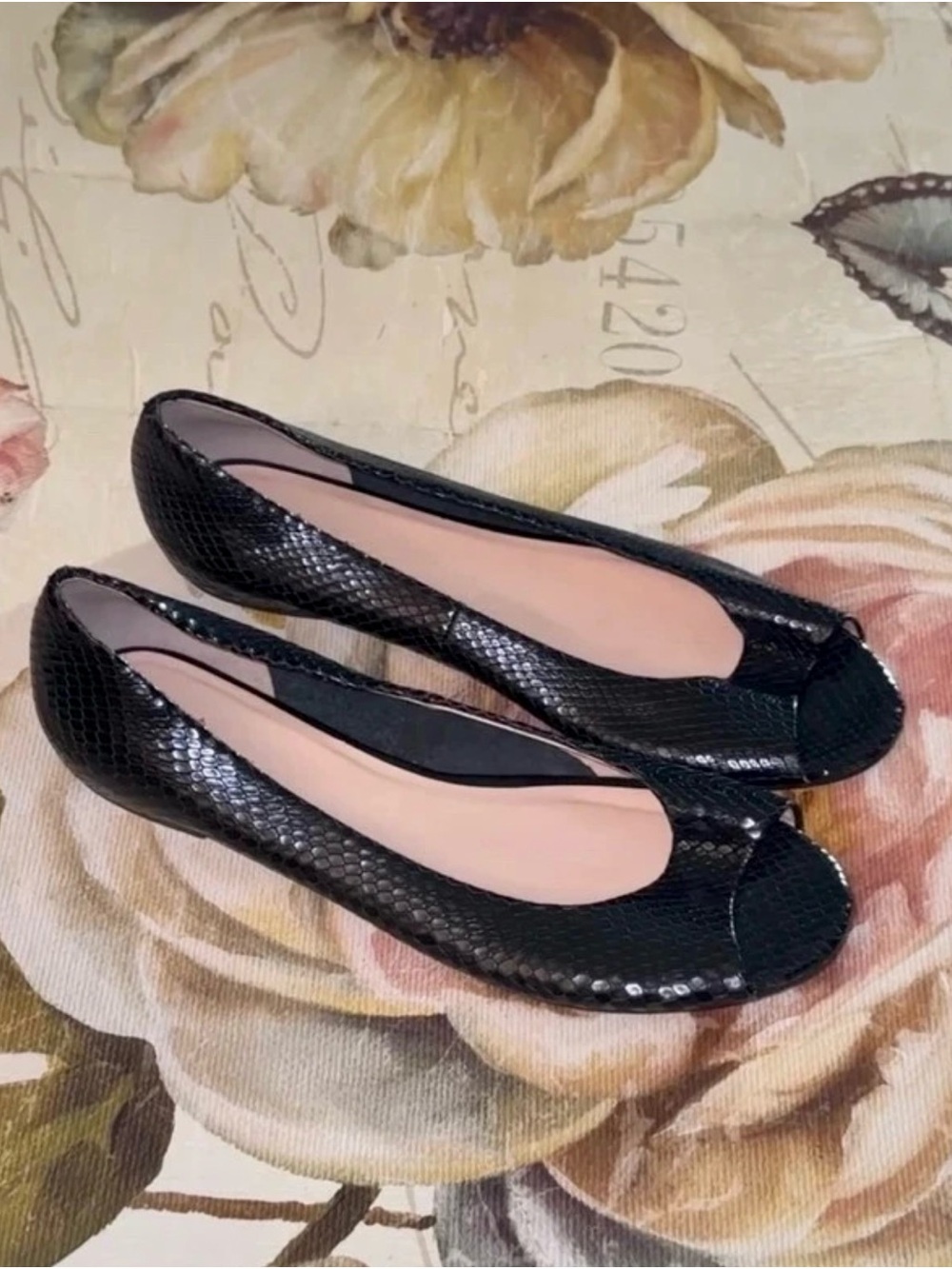 Snake Skin Flats
